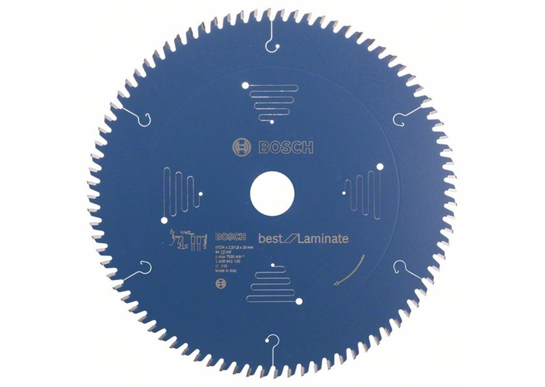Lame de scie circulaire Best for Laminate 216x30mm T60 Bosch 2608642135
