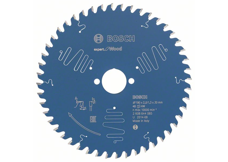 Lame de scie circulaire  Expert for Wood 190x30mm T48 Bosch 2608644085