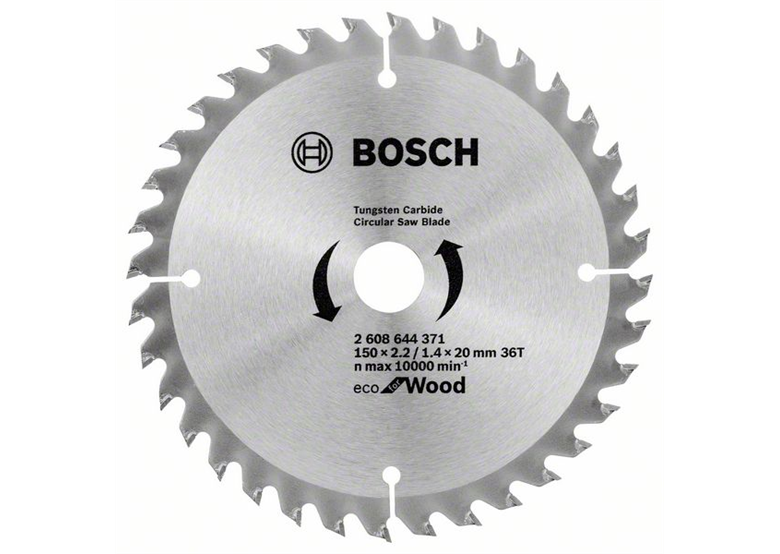 Lame de scie circulaire  ECO Optiline Wood 150x20mm T36 Bosch 2608644371
