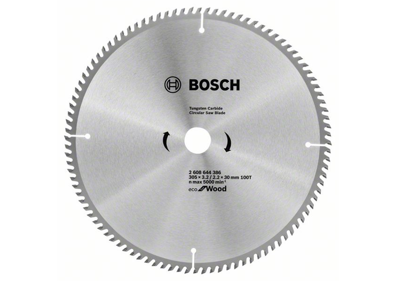 Lame de scie circulaire  ECO Optiline Wood 305x30mm T100 Bosch 2608644386