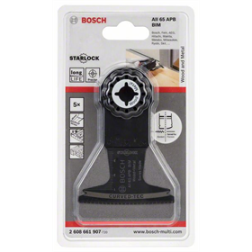 Lame  BIM pour outils avec interface AII 65 APB Wood and Metal Bosch 2608661907