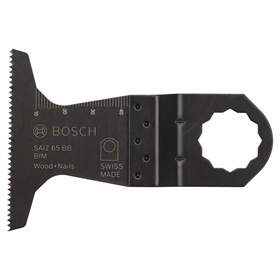 Lame  BIM pour outils avec interface SAIZ 65 BB Wood and Nails Bosch 2608662036