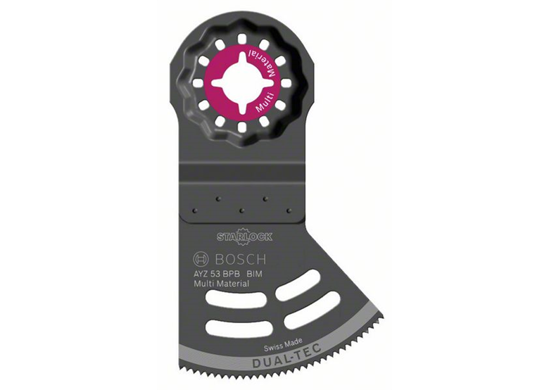 Lame de scie Starlock BIM Dual-Tec AYZ 53 BPB Multimaterial Bosch 2608664205