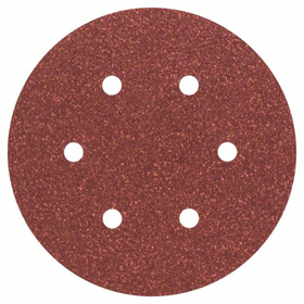 Set de feuilles abrasives pour ponceuse excentrique 125mm, G80, 5pcs Bosch 2609256A31