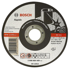 Disque à acier inoxydable Inox 230x22,23x2mm Bosch AS 46 T INOX BF