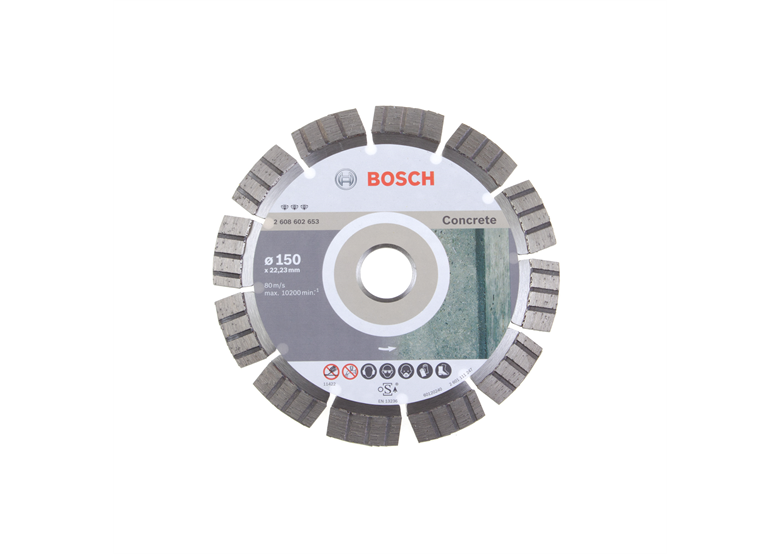 Disque à tronçonner diamanté 150mm Bosch Best for Concrete