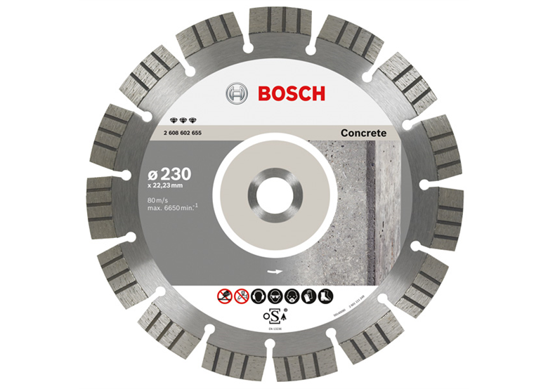 Disque diamant 300x22,23x2,8mm Bosch Best for Concrete
