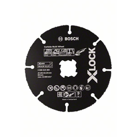 Disque de coupe universel X-Lock 125mm Bosch Carbide Multi Wheel