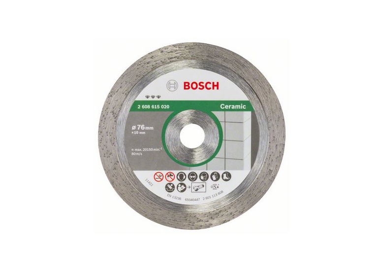 Disque diament  76x10mm Bosch Ceramic