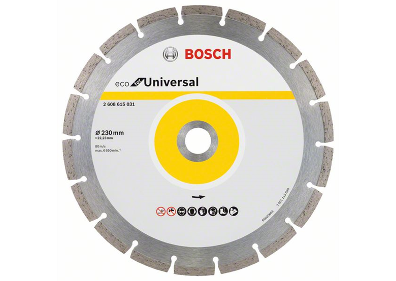 Disque diamant segment 180x22,23mm 10pcs. Bosch ECO for Universal