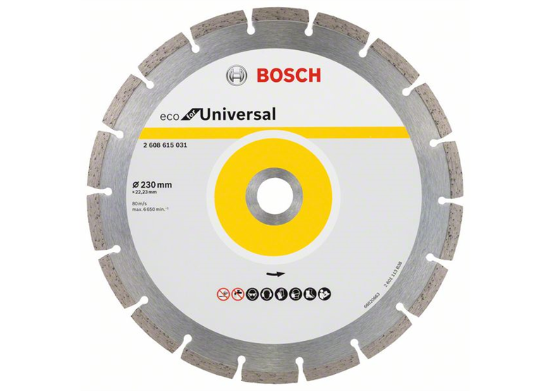 Disque diamant 230mm Bosch Eco for Universal Segmented