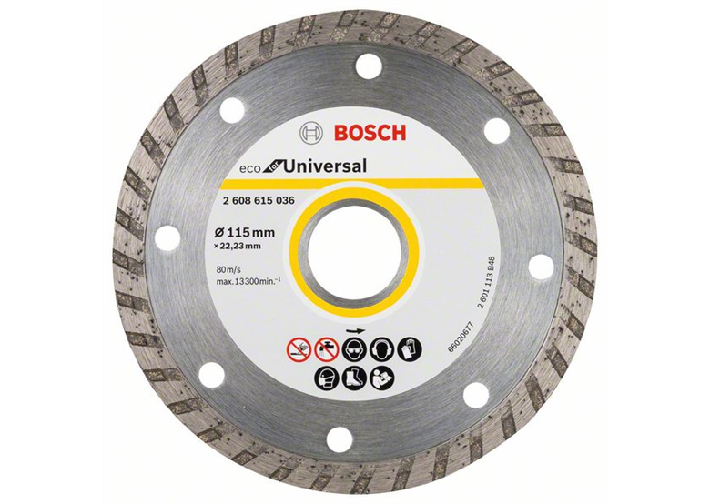 Disque diamant segment 115x22,23mm 10 pcs. Bosch ECO for Universal Turbo