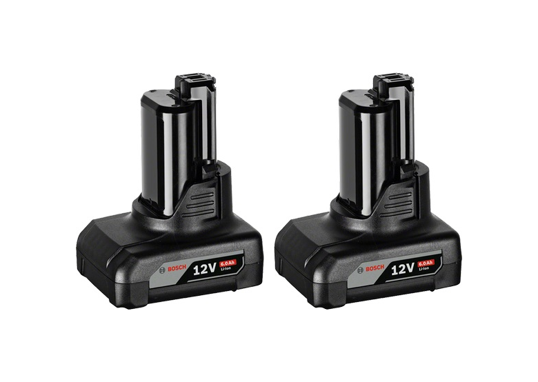 2 Batteries Bosch GBA 12V 6,0Ah
