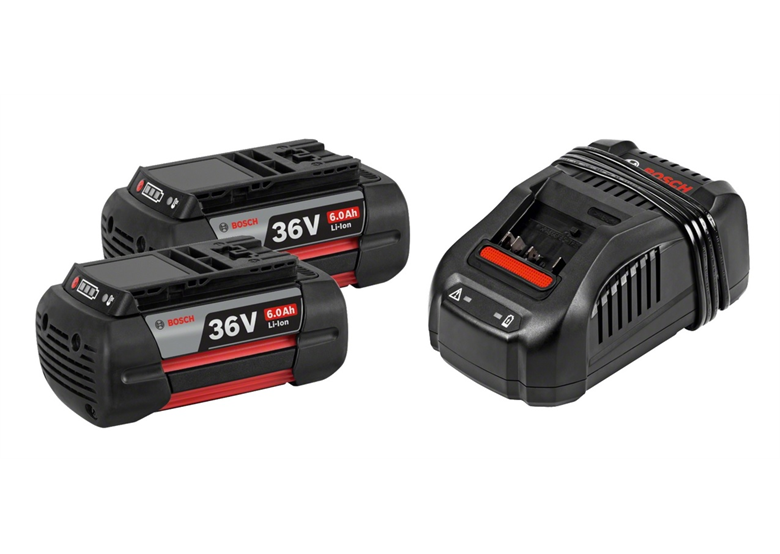 Batterie 36V 6,0Ah (x2) et chargeur Bosch GBA + GAL 3680