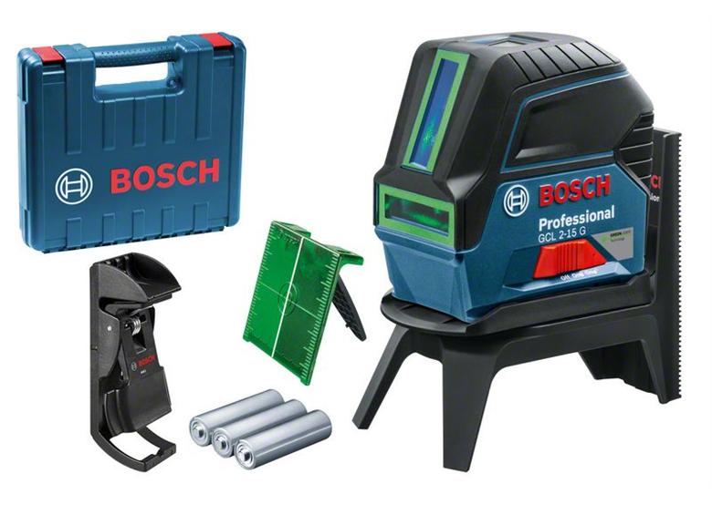 Laser point de croisement Bosch GCL 2-15 G Prof + RM1