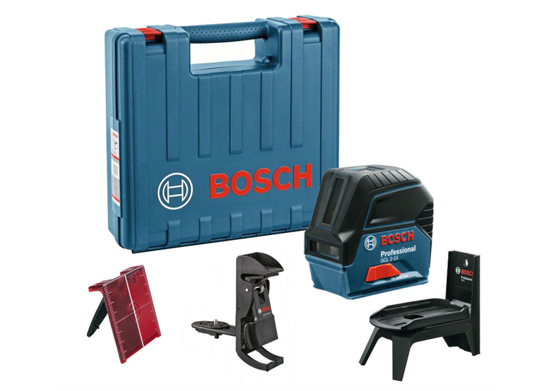 Ligne laser point Bosch GCL 2-15 + RM 1