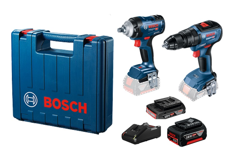 Ensemble d'outils 18V Bosch GDS18V-400/GSB18V-50