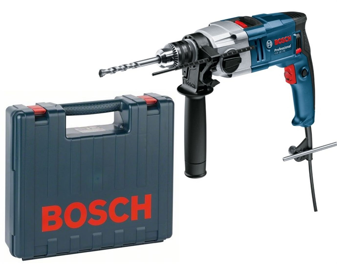 Perceuse à percussion à percussion BOSCH 18 V 2 Ah 06039D7102