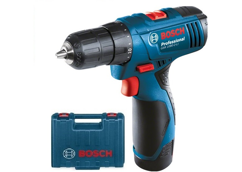Perceuse-visseuse Bosch GSR 1080-2-LI 2x1,5Ah