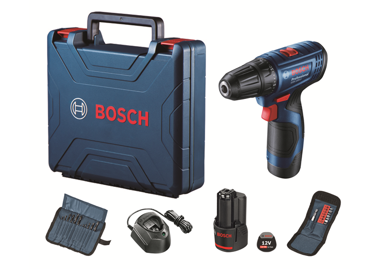 Perceuse-visseuse avec accessoires Bosch GSR 120-LI