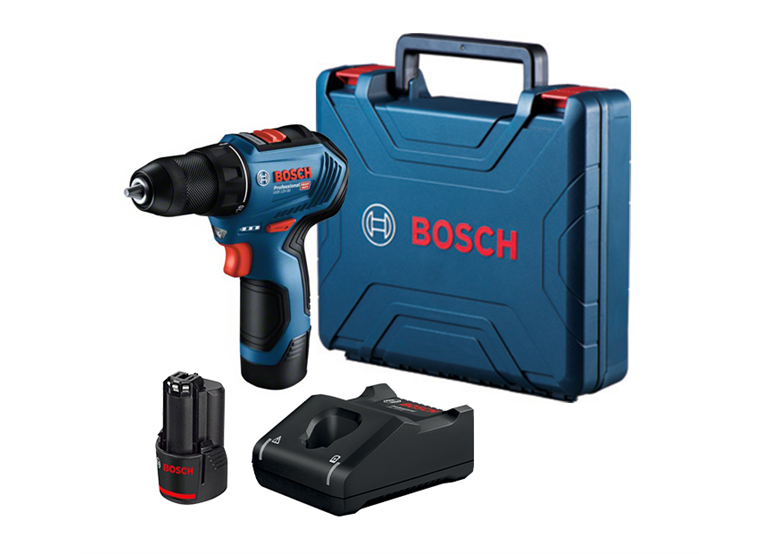 Perceuse-visseuse Bosch GSR 12V-30 2x2.0Ah 