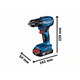 Perceuse-visseuse Bosch GSR 185-LI 2x2.0Ah