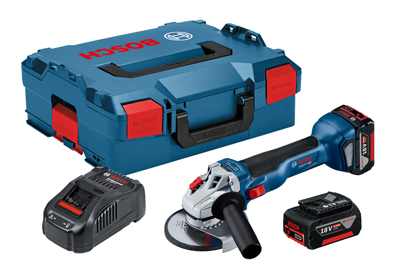 Meuleuse d'angle dans une mallette Bosch GWS 18V-10