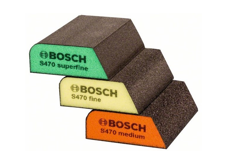 Set de 3 éponges abrasives Bosch S470