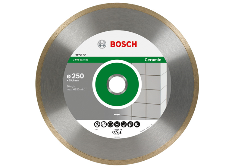 Disque diamant 230x25,4x1,6mm Bosch Standard for Ceramic