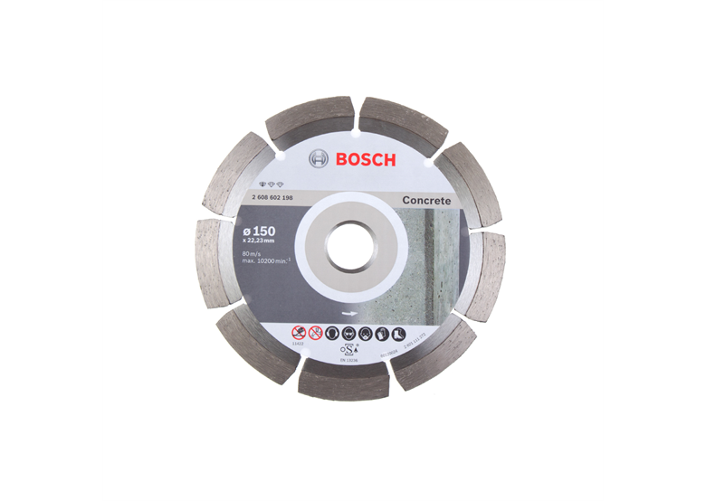 Disque diamant 150x22,23x2mm Bosch Standard for Concrete