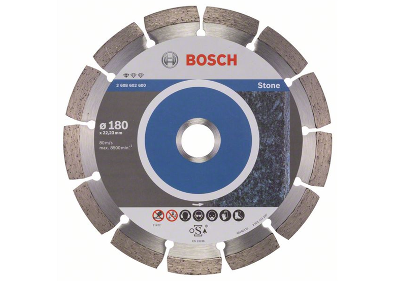Disque à tronçonner diamanté 180mm Bosch Standard for Stone
