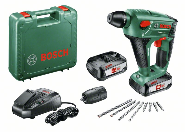 Marteau perforateur Bosch Uneo Maxx 2x2.5Ah