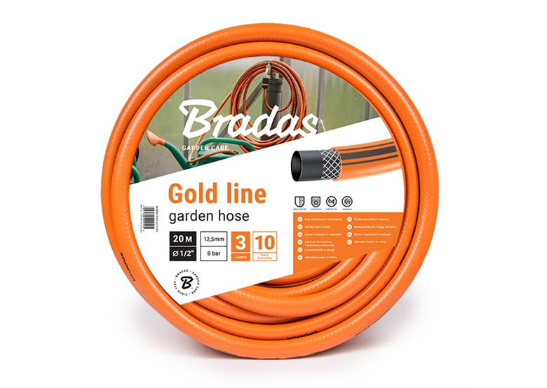 Tuyau d'arrosage 3/4" 20 m Bradas GOLD LINE