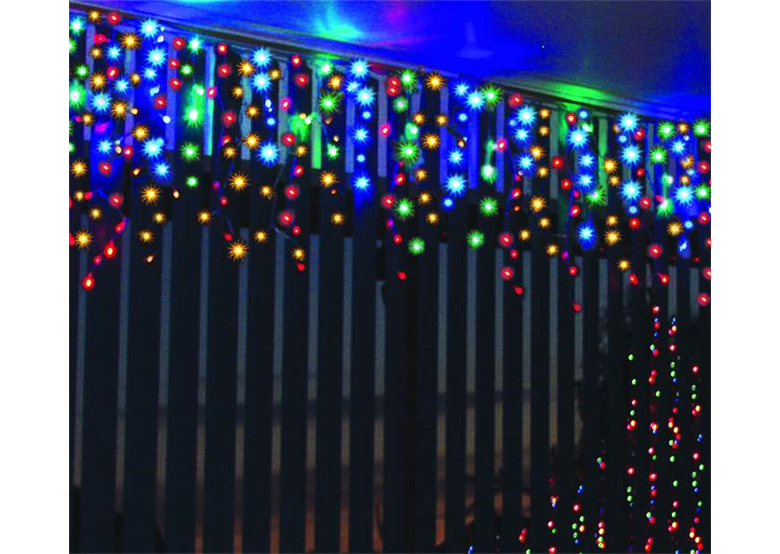 Lumières de Noël pour l'extérieur LED rideau glaçons blanc Bulinex 37-631