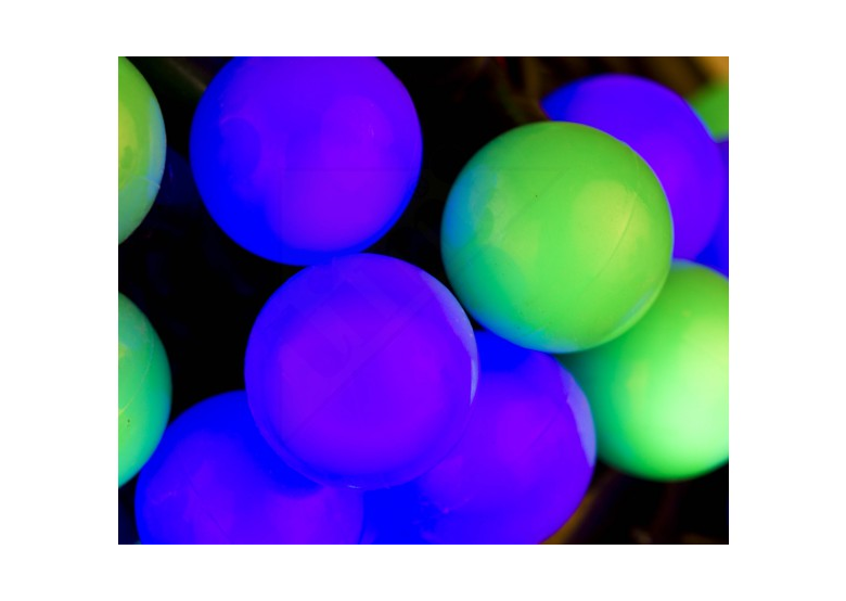 Lumières de Noël pour l'extérieur 80 billes LED multicolores (diam. 2,3 cm, longueur 12 m) Bulinex 38-261