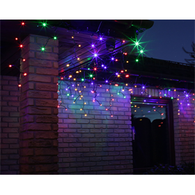 Lumières de Noël pour l'extérieur LED rideau glaçons blanc Bulinex 38-651