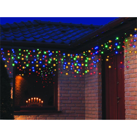Lumières de Noël pour l'extérieur LED rideau glaçons blanc Bulinex 38-661