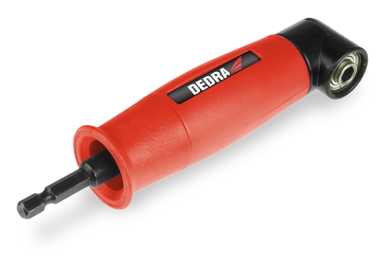 Porte-embout coudé 1/4" Dedra 18A1004