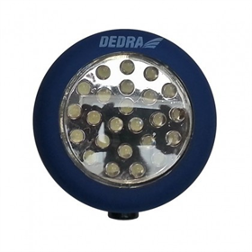 Lampe de poche  led 24 ronde avec batteries Dedra DEDL1000