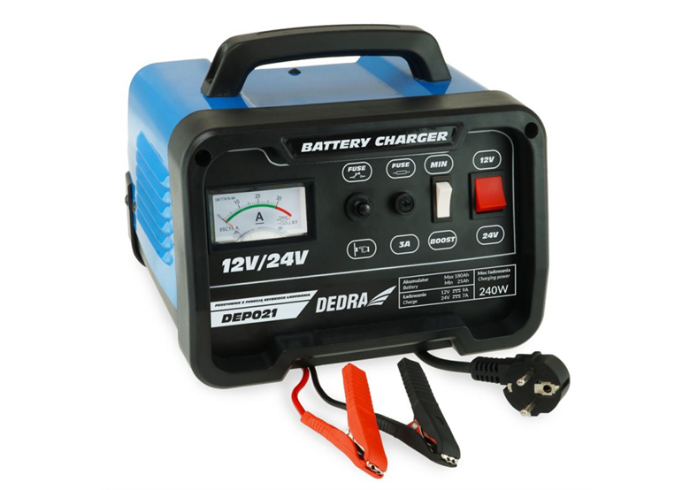 Redresseur de batterie 12/24V 25-180Ah Dedra DEP021