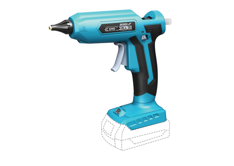 Pistolet à colle Dedra SAS+ ALL 18V DED7052