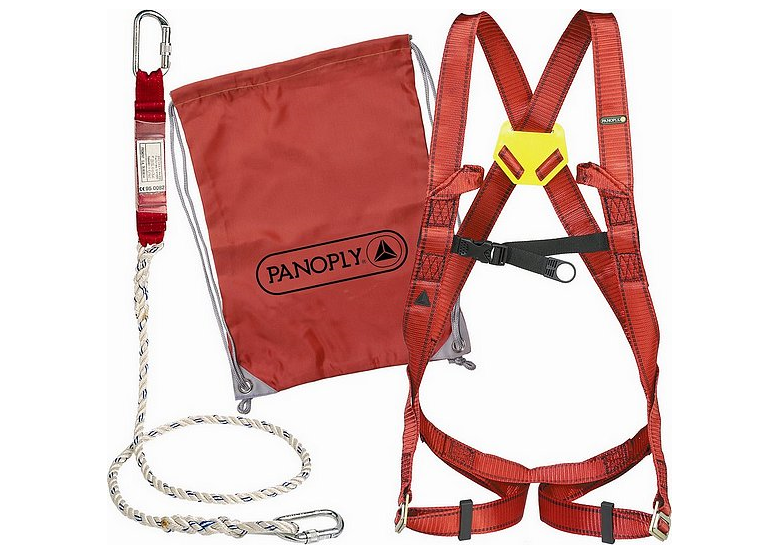 Kit de bretelles + amortisseur + loquets + sac DeltaPlus Panoply ELARA16