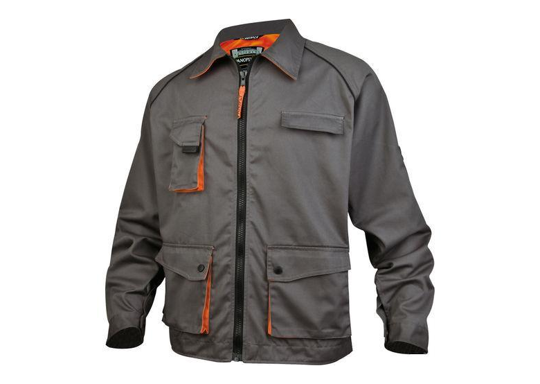 Blouson Mach2 polyester et coton taille L gris/orange DeltaPlus Panoply M2VES