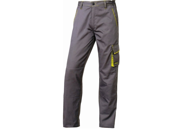 Pantalon Panostyle polyester et coton taille M gris/vert DeltaPlus Panoply M6PAN