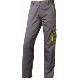 Pantalon Panostyle polyester et coton taille XL gris/vert DeltaPlus Panoply M6PAN
