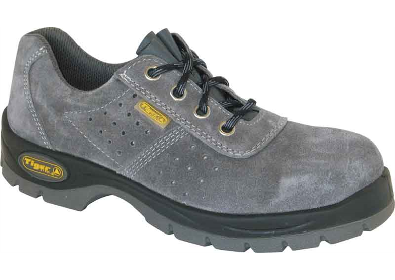 Chaussures croûte velours gris DeltaPlus Tiger 'FENNEC II S1P