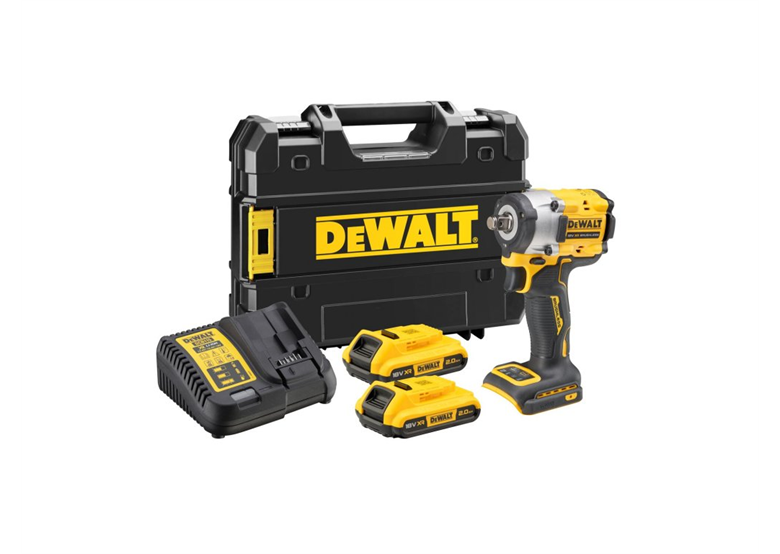 Clé à chocs DeWalt 18V XR DCF921P2T 2x5.0Ah