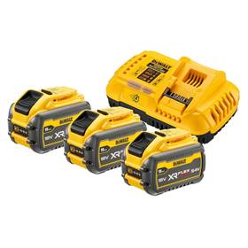 Batterie 18V/54V 9.0/3.0Ah (3 pièces) + chargeur DeWalt DCB118X3