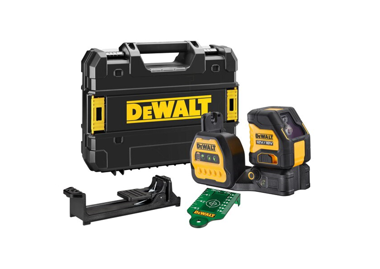 DEWALT - DW0822-XJ - Niveau Laser Croix + Aplomb - Pointeur Horizontal