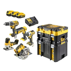 Ensemble d'outils 18V DeWalt DCK500P3T